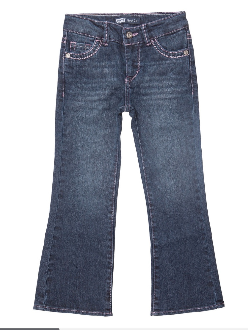 Levi's Toddler Girls 715 Taylor Thick Stitch Bootcut Jeans Size 2-3